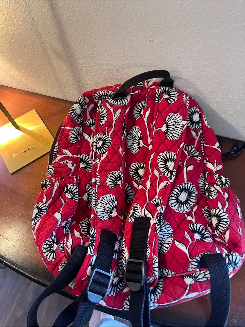 Vera Bradley small backpack in deco daisy